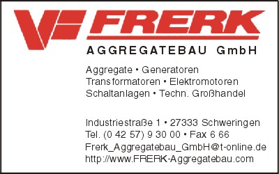 FRERK Aggregatebau GmbH